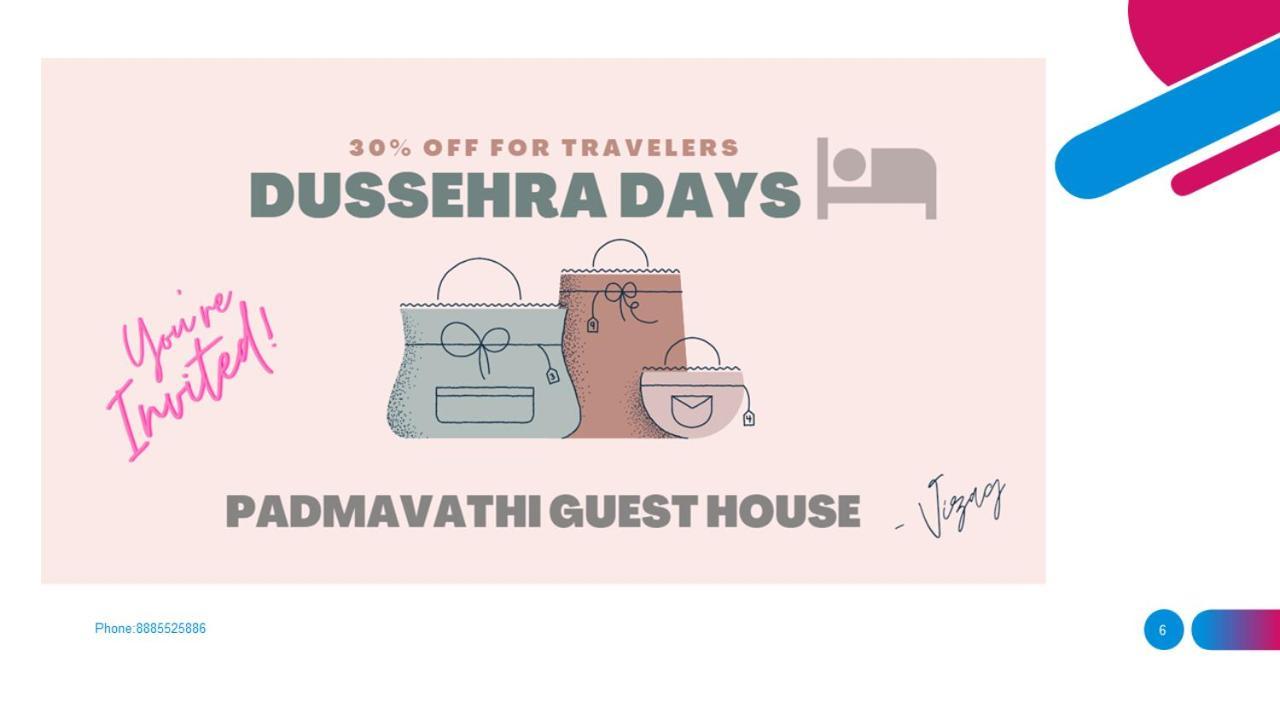 Padmavathi Family Guest House فيساخاباتنام المظهر الخارجي الصورة
